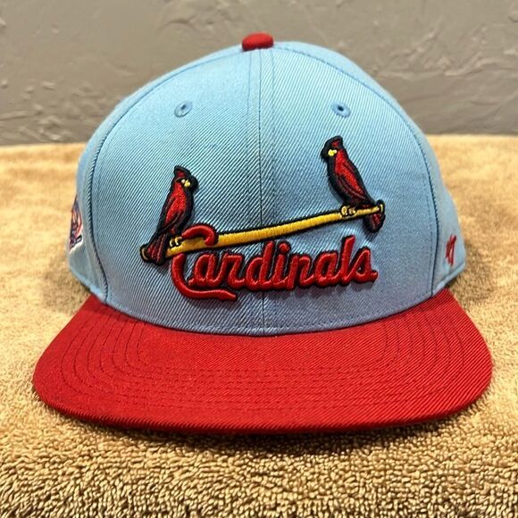 🔥⚾️ Vintage ST. LOUIS CARDINALS ‘47 Brand MLB Flat Bill Snapback Embroidered HA - Picture 1 of 10